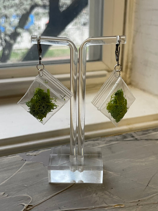 Mini Bud Bag Earrings